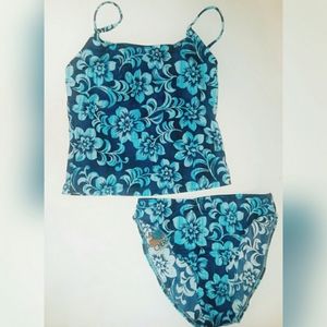 💥💥SOLD💥💥 NWT Blue Floral Tankink Bikini